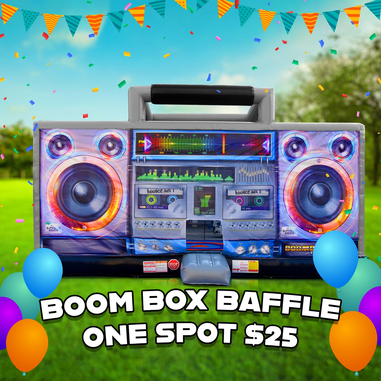 Boom Box Baffle