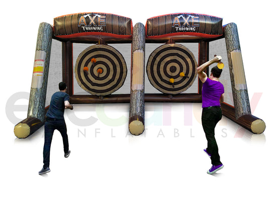 Inflatable Axe Throwing - Double